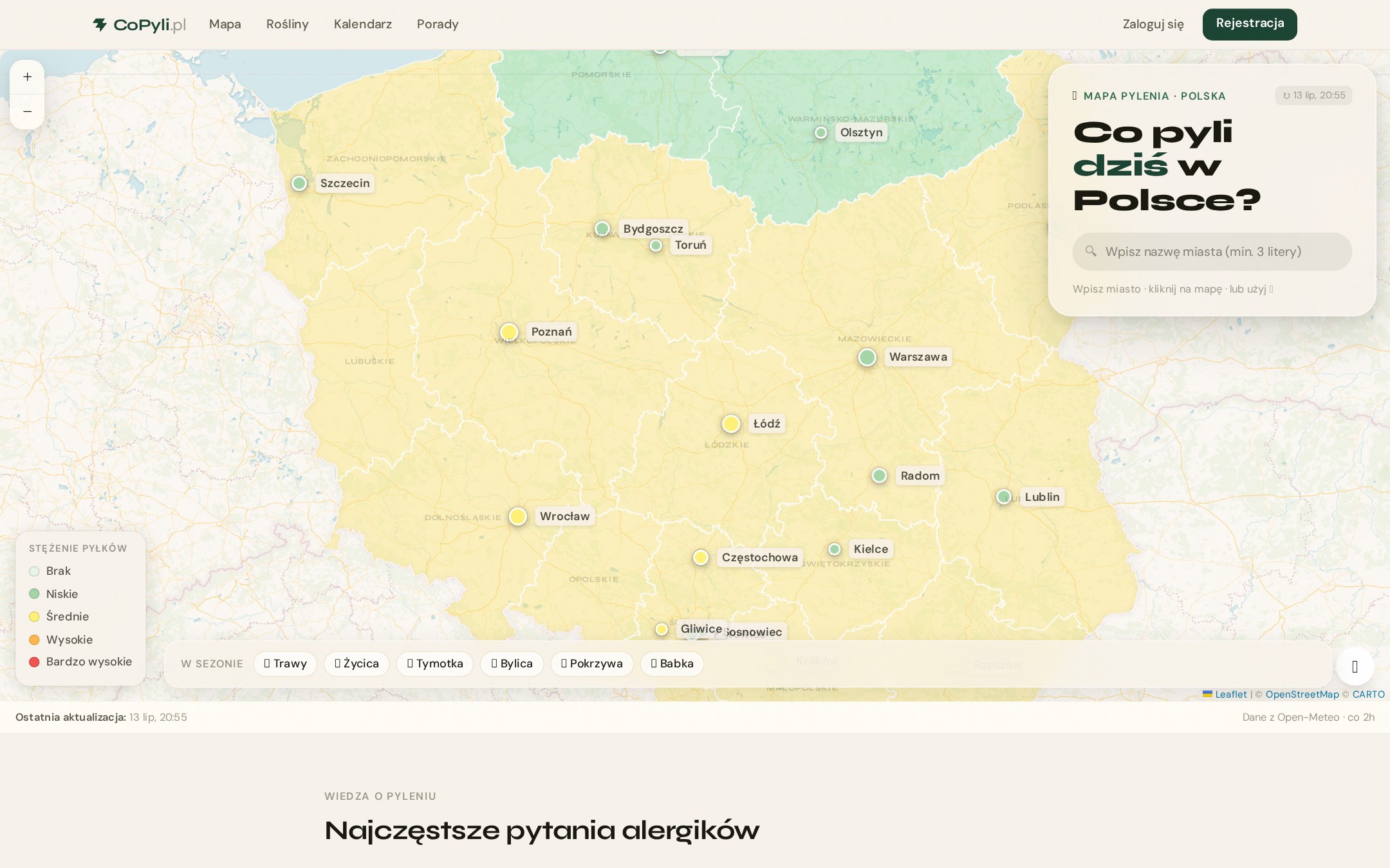 Screenshot serwisu copyli.pl